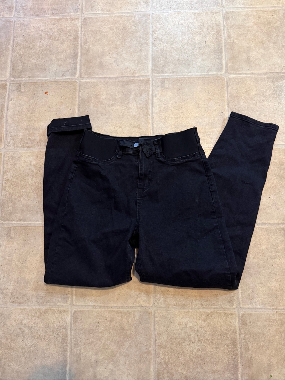 Black maternity jeans